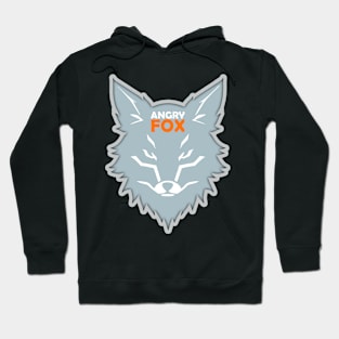 angry fox graphic tshirt design by ironpalette Hoodie